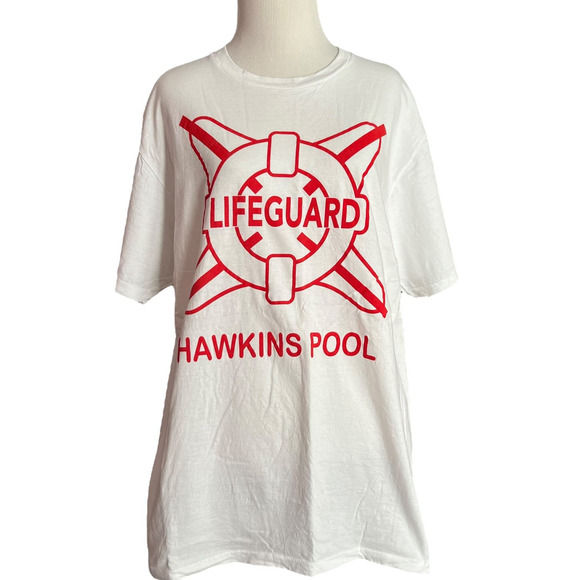 Stranger Things Hawkins Lifeguard Graphic Tee - Picture 2 of 5
